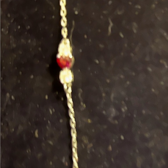 Swarovski Earrings long silver pink crystal. Studs can be wore alone - Picture 4 of 6